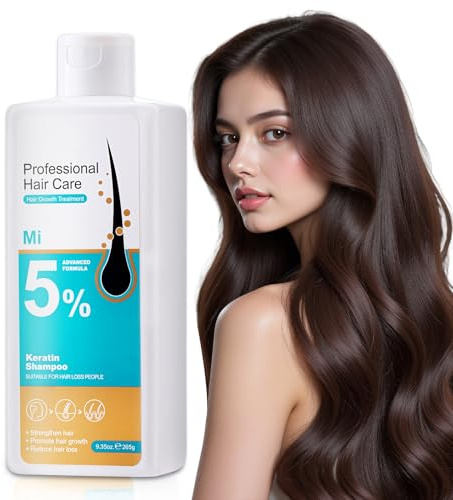 265g Haarwachstum Shampoo, Haarwuchs Shampoo, Grow Strong Shampoo für Damen Herren, Sanfte Reinigung, Feuchtigkeit und Pflege für das Haarwachstum