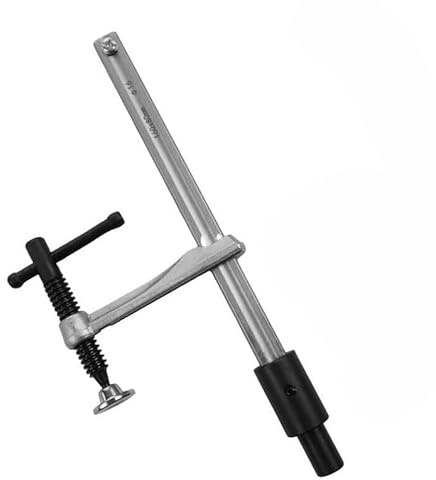 Quick-Acting Hold Down Clamp for 16mm Bench Holes – Ergonomic Woodworking & Welding Clamp, Heavy-Duty Adjustable Clamp for Workbench, Router Table, Metalworking Projects