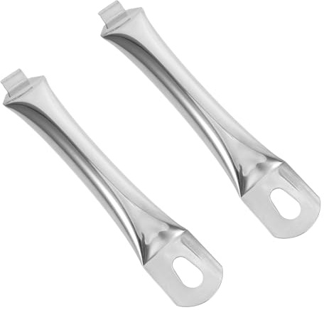 BESPORTBLE 2pcs Heat Conduction Plate Handle Stainless Steel Scald Plate Gripper for Induction Hob