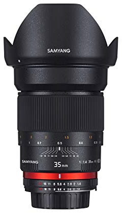 Samyang 35/1,4 Objektiv DSLR Sony E manueller Fokus Fotoobjektiv, Weitwinkelobjektiv schwarz