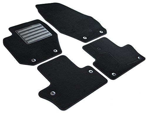 MDM SP-3857 Fußmatten Velours Autoteppich passend für Volvo V60 / V60 Cross Country I 2010>2018