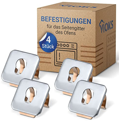 VIOKS Lot de 4 Douilles de Rechange pour Bosch 00631174 / Suspension de Rail Télescopique pour Cuisinière et Four Bosch Siemens Neff Constructa