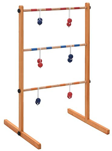 vidaXL Kiefernholz Massivholz Leitergolf Laddergolf Ladder Golf Wurfspiel Bola Top Qualität Leiterspiel Outdoorspiel Outdoor Spiel Spielzeug