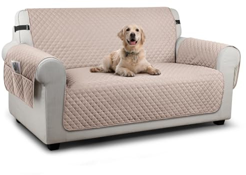 TAOCOCO Sofa Covers 2 Seater,Settee Covers,Non Slip Sofa Covers,Sofa Slipcovers,Pet Couch Covers,Washable Sofa Protectors for Dogs(Khahi)