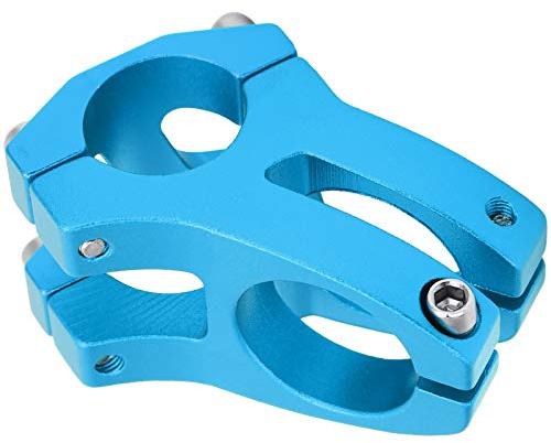 Alomejor Bike-Vorbau aus Aluminiumlegierung 25,4 X 35 Mm Hohlrad-Lenker-Riser-Adapter aus Aluminiumlegierung f¨¹r Mountainbikes(Blau)