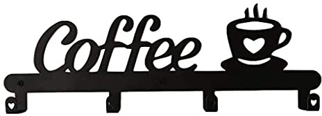 LANCHEN Coffee Mug Holder Wall Mounted Coffee Cup Rack Holds for Home Kitchen Bar