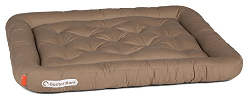 Doctor Bark Hundekissen - orthopädisches Hundebett, 95°C waschbar, hygienisch, robust & bequem (M - 75x65 cm, Goldbraun)