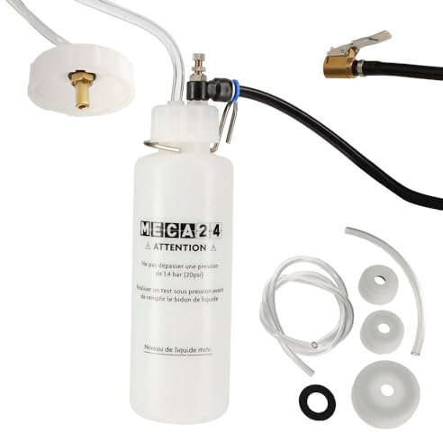 MECA24 Kit purgeur de Frein et d'embrayage Automatique - purgeur Frein Automatique - Purge Embrayage - Compatible Tous véhicules