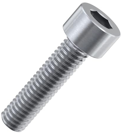 Accu - M3 x 18mm Full Thread Cap Head Screws (DIN 912) - Stainless Steel (A2) (Pack of 100)