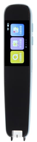 Cryfokt Tragbares Sprachübersetzergerät, Offline-Scannen, Scanner-Übersetzer-Scanstift mit Touchscreen, Unterstützt 112 Sprachen und Dialekte, Multifunktional, WLAN und KI-Assistent (Blue)