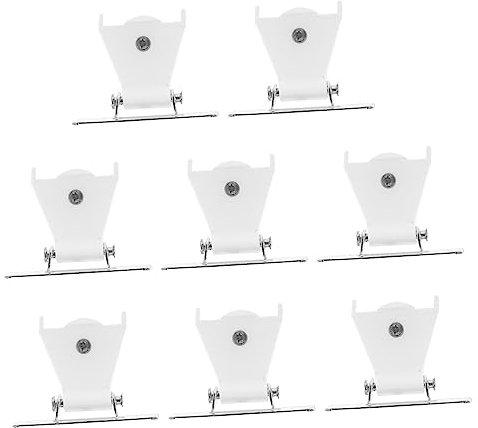 CORHAD 8pcs Universal Pulley Curtain Cord Locks Stainless Cord Lock for Roman Blinds Replacement Bamboo Blinds Fittings Window Accessories for Home
