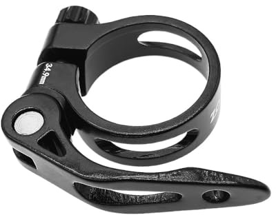 Colliers De Selle Pour VéLo Collier de serrage for tige de selle de vélo VTT à dégagement rapide en alliage d'aluminium for tige de selle de vélo 28,6 mm 31,8 mm 34,9 mm Accessoires de cyclisme(Black