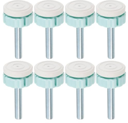 JOINPAYA 8St Haustier-Isolationszaun Kindergitter Babytür-Gewindespindel Spindelstangen für Babytore Torriegel Treppengeländer-Adapter für Babygitter Gewindestangen Stahlkern Sky-Blue