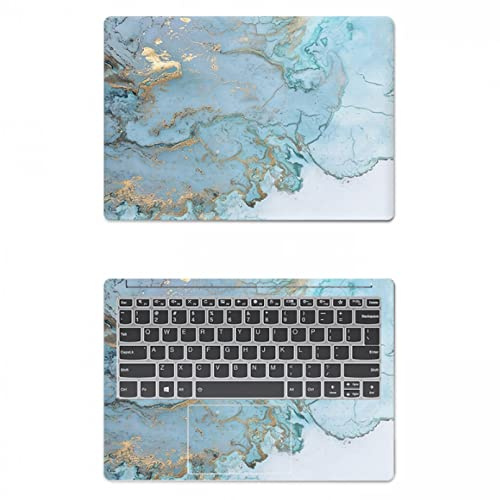 Adesivo per Laptop, Decalcomania, Adesivi per Cover in Marmo, pellicole in Vinile, 2 Pezzi, Decalcomania Decorativa 13,3 14 15,6 17,3 ECC.