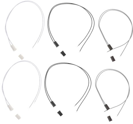 SHINEOFI 6pcs Embedded Wired Door Magnetic for Real Door Status Monitoring Hotel and Office Construction Suitable for Types