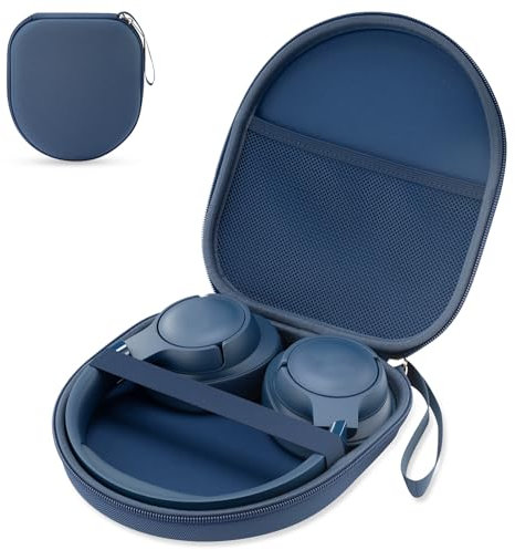 Case Compatible with Sony WH-CH520N WH-CH720N, and JBL 510BT 520 BT 720BT 770 NC 760 NC 670 NC Wireless Noise Cancelling Headphones, Portable Travel Headphone Storage Cover Bag (Blue)