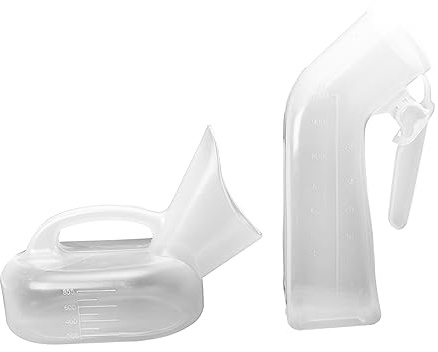 CALLARON 2pièces Urinoir Pot à Urine Pour Personnes Âgées Récipients De Collecte Urine Bouteille De Voyage Lot