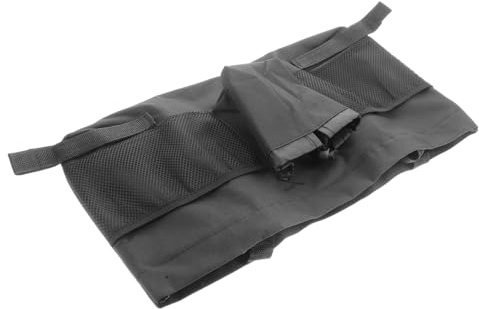 Rollatortasche als Aufbewahrungstasche für Rollatoren, Schwarz | Oxfordstoff, und Leicht, Große Kapazität für Draußen und Einkäufe