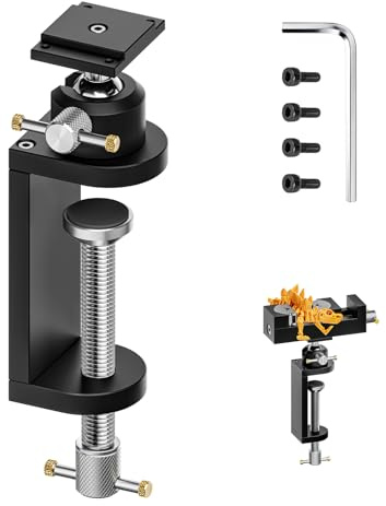 WhiteRhino Mount Vise and Grinder,360° Rotating Bench Grinder Stand,Heavy-Duty Vise Floor Pedestal with 1.9 x 1.5Mounting Plate,Compatible with Most Mini Vise Clamp,Grinders,Drill Press,etc