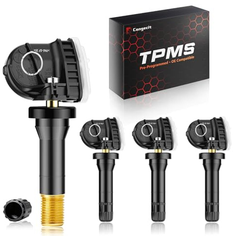 315Mhz TPMS,Pre-Programmed Tire Pressure Sensor Fit for Ford F150 F-150(2015-2020),Explorer(2015-2021),Escape(2020-2024),Expedition(2018-2024),Fusion(2016-2021)(4PCS)