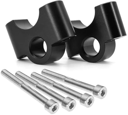 Pullback Motorcycle Handlebar Rise For BMW R 1200 GS LC R1200GS Adventure ADV R1250GS S1000XR Extension Regulator Stub Fitting. Stem Adapter(Black)