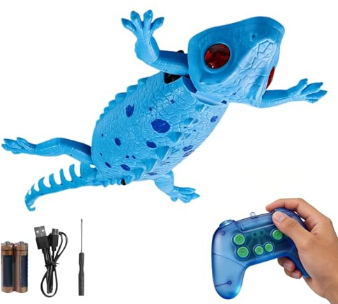 Générique Jouet Gecko Grimpeur de Mur - Jeu Électrique Amusant à 2 Modes de Grimpe | Jouet Robot Escaladeur Mur RC,pour Préscolaires Garçons et Filles Fils et Fille