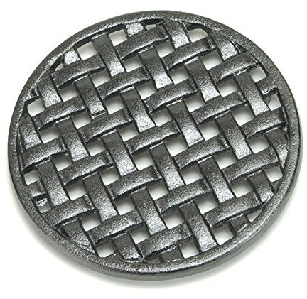Minuteman International woodstove Tabletop cast Iron Trivet, Black
