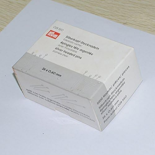 Prym 028550 Silberkopf-Stecknadeln