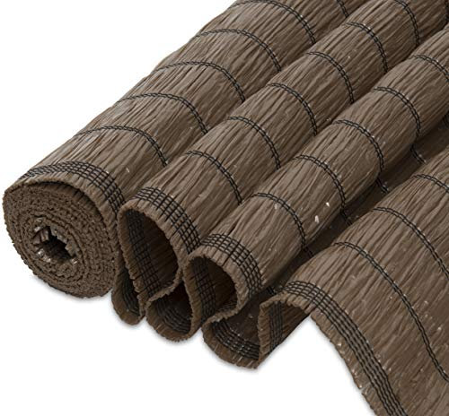 Windhager Natte de protection en raphia contre les regards indiscrets 120 x 300 cm marron