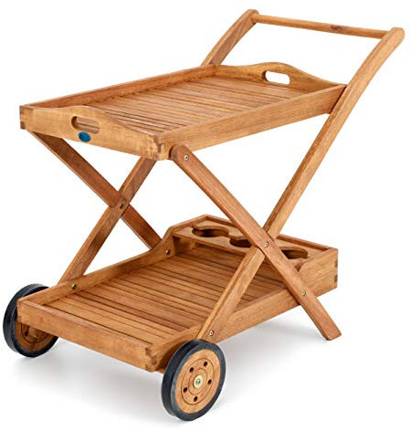 My_garden California Carrello, Legno Eucalypto, Naturale