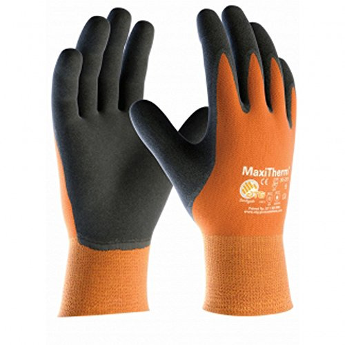 ATG MaxiTherm Acryl-Polyester-Grobstrick-Handschuhe Winterhandschuhe Orange 8