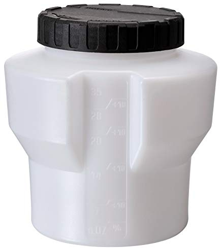 Original Einhell Farbbehälter 1000 ml (Farbsprühsystem-Zubehör, 1000 ml Volumen, integrierte Skala, inkl. Deckel, einfach zu montieren)