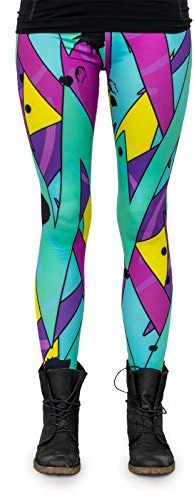 cosey - Neon Line Leggings (Talla única) - en Diferentes diseños de Patrones Neo Jazz Design
