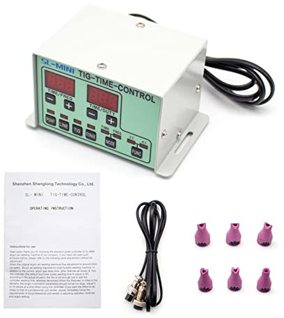 Toplionace Saldatrice TIG Fai-da-te per Saldatrice a Freddo Mini Saldatore a Punti in Acciaio Inossidabile Controller a Impulsi Temporali Saldatore a Freddo Modificato (senza Pedale, SL-MINI)