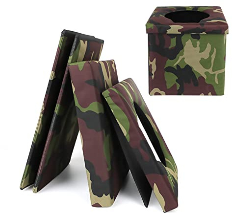 Kabxhueo Faltbare Campingtoilette Camping Toilette Tragbare Camping Toiletten Reisetoilette WC Camping Outdoor Camping Mobile Faltbare Toilettenstuhl für Camping Reisen Wandern Ausflüge Stau