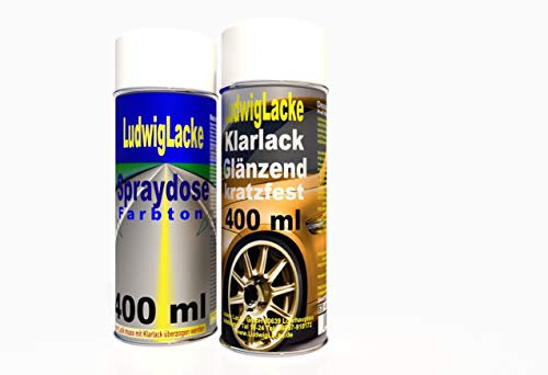 LudwigLacke Saphirschwarz Z20R im Spray mit Klarlack kompatibel für Opel