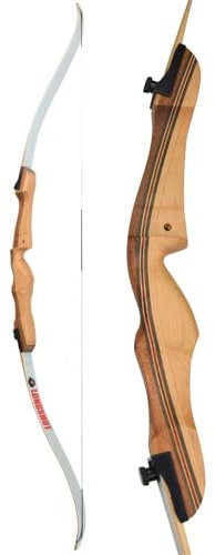 68 Zoll Recurvebogen Set Takedown Sportbogen mit Carbonpfeil für Erwachsene Bogenschießen Wettkampfbogen für Anfänger Jagdbegeisterter (30lbs, Recurvebogen)