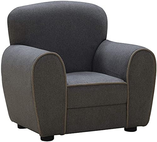 GTTFX Kindersofa Lazy Beige oder Grau Mini Stoffsofa Kindersitz Schlafzimmer Lernsessel(Color:Grey)