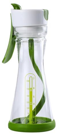 MagiDeal Vinaigrette Shaker tasse à mélanger 200 ml assaisonnements Sauces bouteille Sauces mélangeur bouteille de mélange pour les rassemblements barbecue