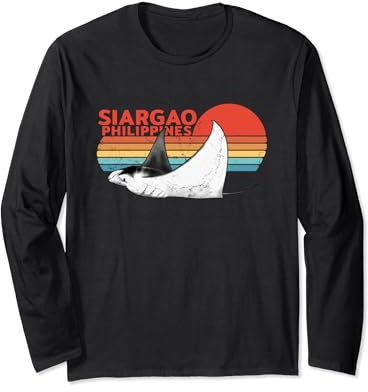 Philippinen Siargao Mantarochen Langarmshirt