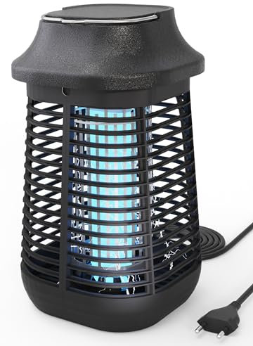 Lampe Anti Moustique 4200V, utilisée pour Tuer Les moustiques et Autres Insectes Volants, Convient pour intérieur et extérieur
