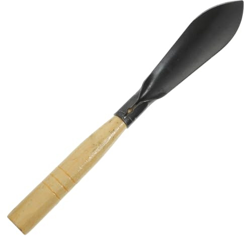 DOITOOL Pala da Giardino a Mano in Manganese Manico in Legno Ergonomico Utensile Manuale per Scavare Piantare e Diserbare Attrezzo Compatto per Giardinaggio Domestico e Orto
