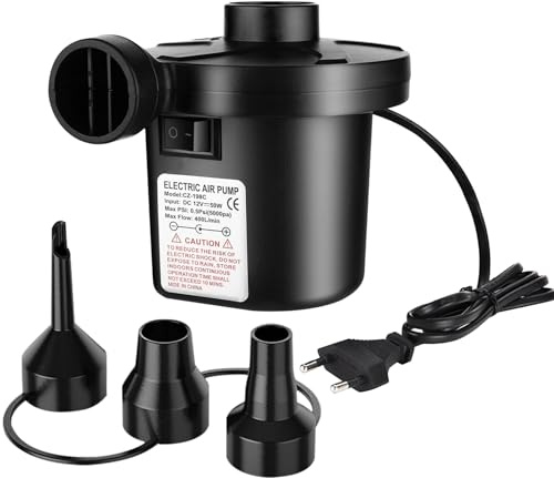 GothicBride Elektrische Luftpumpe, 2 in 1 Tragbare Luftpumpe Elektrisch