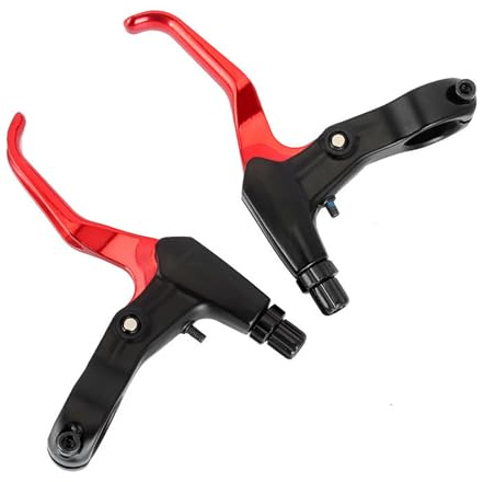 1 Paar Mountainbike Bremshebel Aluminiumlegierung Fahrradbremsen Griffe Universal V-Lenker Fahrradgriff Fahrrad-Griff Komfortabler Griff Hebel Langlebig