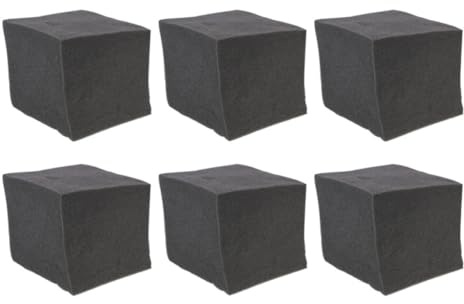 JECOMPRIS 6pcs Soundproofing Material Acoustic Wall Panels Sound Absorbing Polyurethane Cube Shape for Low Frequency Noise Reduction and Sound Deadening in Studios and Home Offices