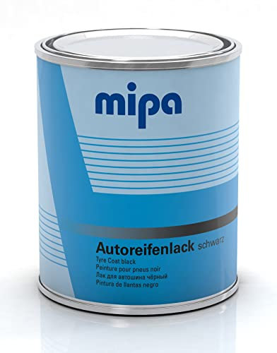 MIPA Autoreifenlack schwarz 1 Liter 246410001 Autoreifen Auffrischung