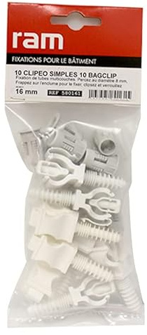 Ram 580161 fotkedjor, vit