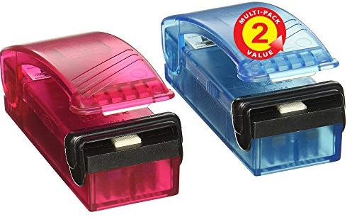 iTouchless Handheld Heat Bag Sealer (2-Pack) for Airtight Food Storage Saver, Reseals Snack Bags, Seals Plastic Aluminum Chip Packs and Commercial Size Repack