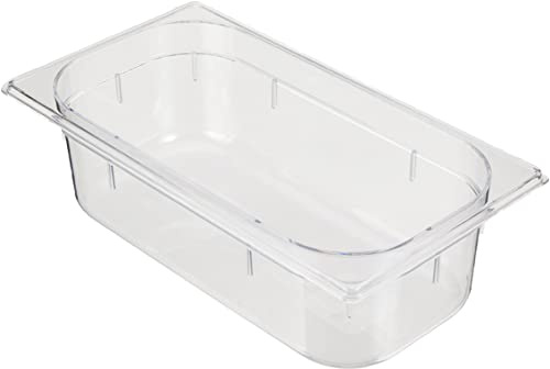 Lacor 66310P - Bacinella policarbonato GN 1/3 176x325x100 | Utensile professionale duraturo; progettato per prestazioni ottimali e una pulizia rapida in lavastoviglie