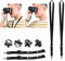 Set di 4 Viti di Montaggio ad Installazine Rapida per Treppiede per Fotocamera, 2 Cordini e 2 Cinturini da Polso – Per Connettere la Vostra Telecamera in Modo Rapido – Cinturino Regolabile